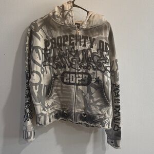 Language "Waiting on the Bus" Hoodie size Medium